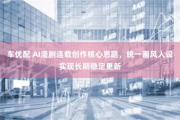 车优配 AI漫剧连载创作核心思路，统一画风人设实现长期稳定更新